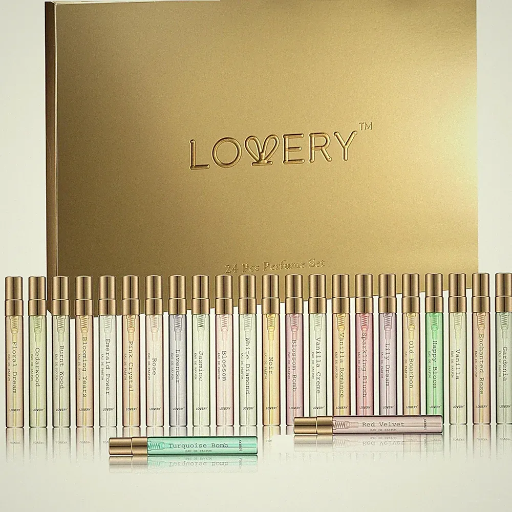 24-Piece Beauty Perfume Sets Valentines Day Gifts Set, Unique Gifts for Women