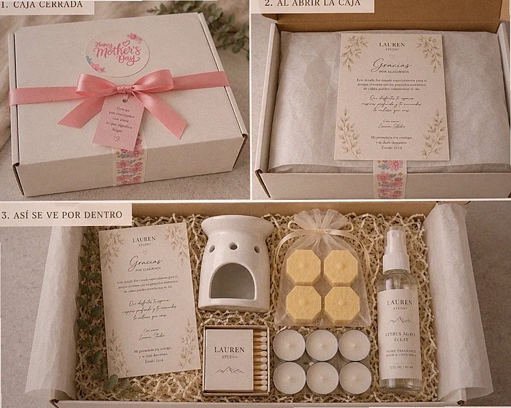 Lauren Studio Mother's Day Home Fragrance Gift Set, Eco Friendly, Soy Wax, Citr...