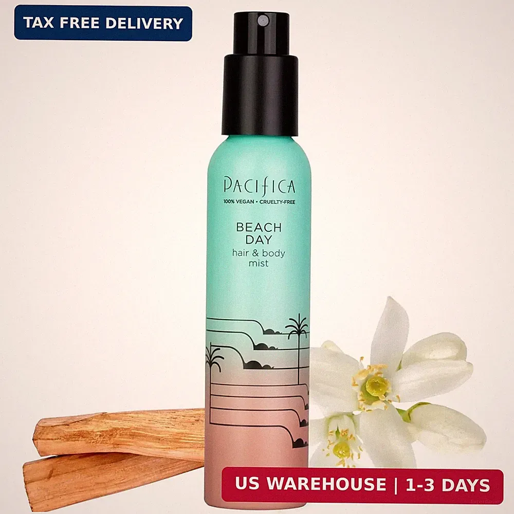 Pacifica Beach Day Hair Mist Perfume & Full Body Spray for Women - Body Mist Fra