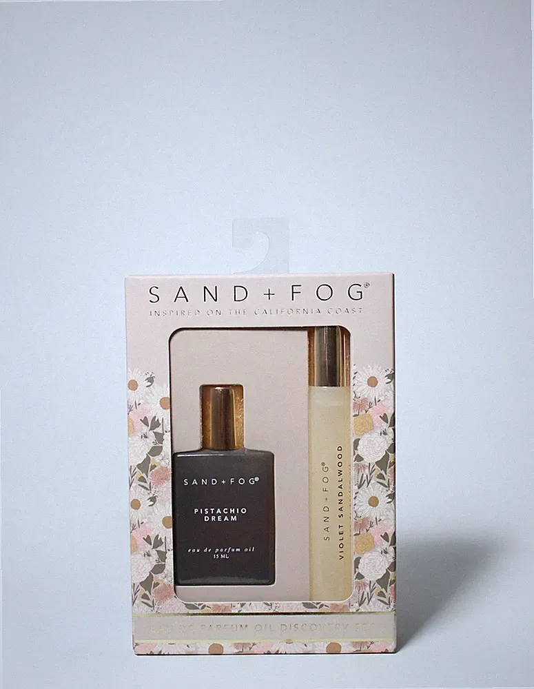 Sand+Fog Exploratory Perfume Oil Rollerball Set - Day to Night Collection