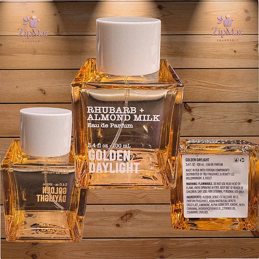 Tru Fragrance Golden Daylight Eau de Parfum Spray 3.4 fl oz Long Lasting Unisex